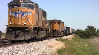 One rock stops two trains