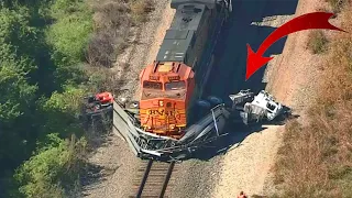 Top 10 Dangerous Trains Crashing Compilation 2021 ! Worst Train hit Truck & Car