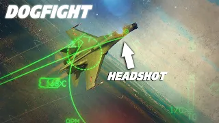 American F-16 Viper Vs Chinese J-11 Flanker Dogfight | Digital Combat Simulator | DCS |