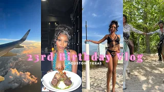 23RD BIRTHDAY VLOG | TURN UP IN HOUSTON! | KAMP, Turkey Leg Hut...