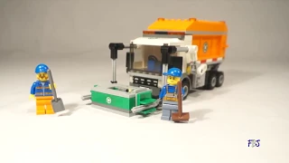LEGO City 60118 Garbage truck - Speed Build