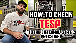 How Check Total External Static Pressure On An Air Handler Or Furnace