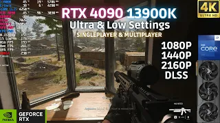 Call of Duty Modern Warfare II - Ultra & Low Settings 1080p 1440p 4K DLSS | RTX 4090 | 13900K 5.8Ghz