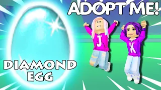 We Hatched a DIAMOND EGG 💎🥚 / Roblox: Adopt Me