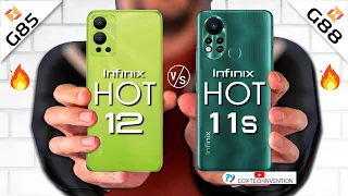 Infinix Hot 12 vs Infinix Hot 11s Camera | Body | AnTuTu | Benchmark | Display | Comparison