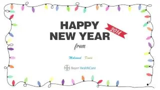 Happy New Year 2014 | BAYER HEALTH CARE