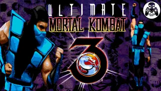 Ultimate Mortal Kombat 3 SEGA/Genesis прохождение classic Sub-Zero [60fps]