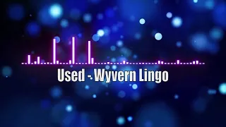 (From Conversations with Friends Soundtrack S1E1)Used - Wyvern Lingo