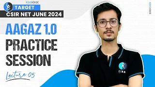 Practice Session | General Aptitude | CSIR NET JUNE 2024 | AAGAZ 1.0 | Lec- 5 | IFAS