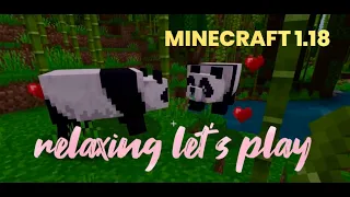 Relaxing Minecraft Let’s Play | No Commentary | No Music | DozyCraft | 1.18 Bedrock | Peaceful