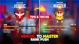 Heroic To Master Fast Rank Push Trick in Solo 🔥 | Br Rank Push Trick ✅