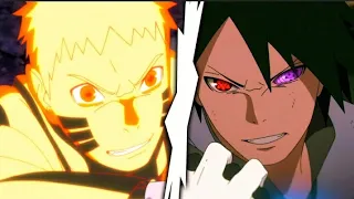 Naruto e Sasuke vs Momoshiki Dublado (Completo)