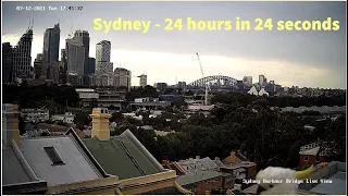 Sydney - 24 Hours in 24 Seconds Time Lapse