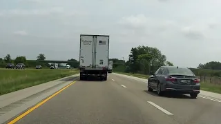 Interstate 70 - Illinois (Exits 105 to 119) eastbound