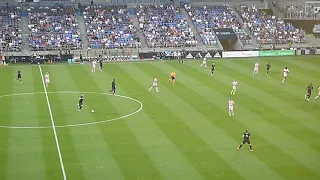 Romell Quioto of CF Montreal (Impact) scores vs. Inter Miami CF 8/6/22