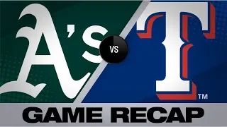 Manaea's gem leads A's in sweep of Rangers | Athletics-Rangers Game Highlights 9/15/19