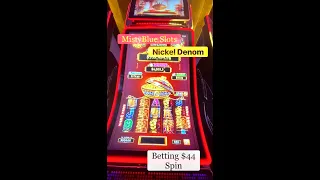 ?What Happens playing $44 Spins🤫Dancing Drums High Limit @mistyblueslots #slots #shorts #casino