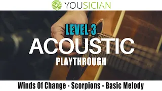 Winds Of Change - Scorpions - Yousician Guitar - Level 3 - Basic Melody