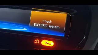 DF027 DRIVING WATER PUMP COMMAND RENAULT ZOE CHECK ELECTRIC SYSTEM MESSAGE, WATER PUMP  FUSE BOX