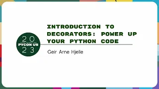 Tutorials - Geir Arne Hjelle: Introduction to Decorators: Power Up Your Python Code