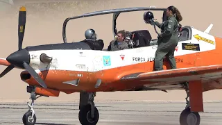 Embraer T-27 Tucano da FAB Decolam na Base Aérea de BSB