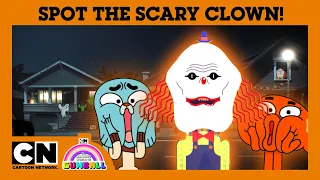 Gumball | Spot the Scary Clown | Cartoon Network UK