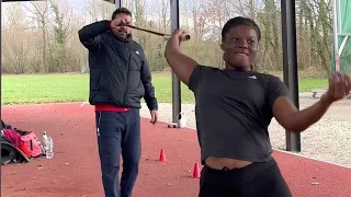 Javelin Drills 43 - Shoulders Mobility and ejection posture.