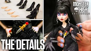 Monster High Skullector Elvira: The Details | Mattel Creations