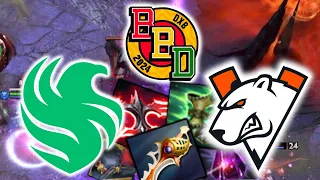 CRAZY GAME, MENA vs EEU !! VIRTUS PRO vs TEAM FALCONS - BB DACHA DUBAI DOTA 2