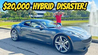 Why you should NEVER EVER buy a cheap Fisker Karma! A gorgeous plug-in hybrid disaster...