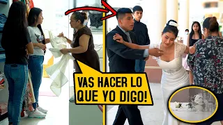 Arruinó la boda de su hijo porque su mujer no utilizo el vestido de bodas con el que ella se caso 😢