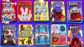 NEW✨ 10 Game Book Story Collection📁 (Paper Play, Easy Crafts, Horror Game, Toy Introduction)