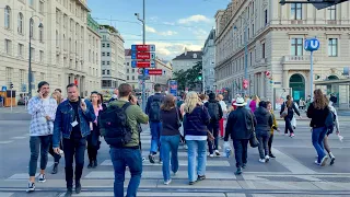 Vienna Walking Tour on Ringstrasse & City Center, Austria | 4K HDR | ASMR |