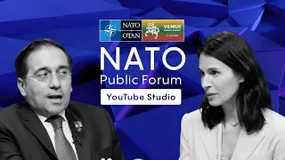 NATO Public Forum YouTube Studio | Maria Efrosinina meets José Manuel Albares