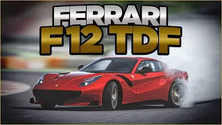Test driving the Ferrari F12 TDF | Assetto Corsa