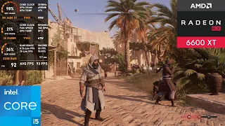 RX 6600 XT | Assassin's Creed Mirage - 1080p Low, Medium, High, Very High, Ultra High