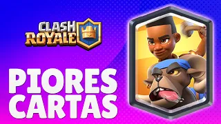 10 PIORES CARTAS DO CLASH ROYALE! TEMPORADA 37