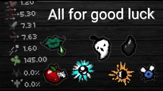 All items for good luck in The Binding of Isaac: Repentance