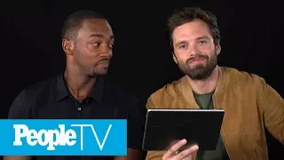 Kids Interview 'Avengers: Infinity War' Stars Sebastian Stan & Anthony Mackie | PeopleTV