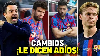 🚨¡QUEDAN FUERA! XAVI SACA A ESTOS CRACKS del BARCELONA para este PROXIMO MERCADO DE FICHAJES