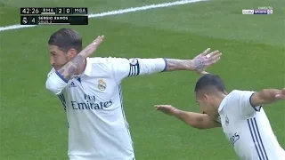 Real Madrid 2-1 Malaga (H) 720p HD 18/01/17