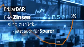 ErklärBAR: Die Zinsen sind zurück - jetzt auch für Sparer