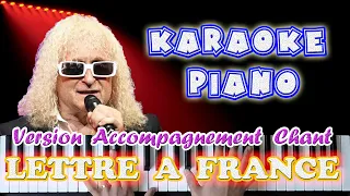 Karaoké Piano | Lettre à France | Michel Polnareff | Version Piano avec les paroles pour Chant