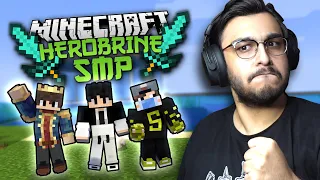 I JOINED BOSS GANG IN HEROBRINE SMP | RAWKNEE