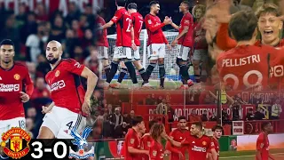 Man United vs Crystal Palace 3-0 Highlights 🔥, Amrabat debut, Garnacho goal, Casemiro goal.