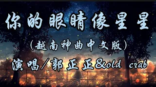 你的眼睛像星星-郭正正、old crab（越南神曲中文版）『也许是命中注定 对你目不转睛』动态歌词