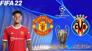 FIFA 22 | Manchester United vs Villarreal - UCL UEFA Champions League - Full Gameplay