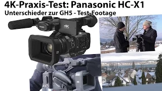 4K-Praxis-Test: Panasonic HC X1 - Unterschiede zur GH5 - Test-Footage