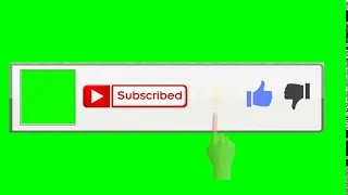 Subscribe Button Green screen  bell icon Green scr1080P HD mp4 T93b402c9 720p