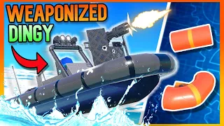 1v1 WEAPONIZED DINGY Battle But With INTENSE WAVES!